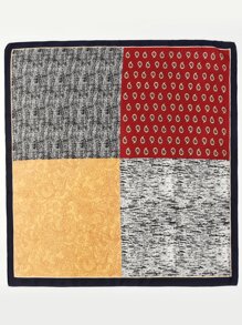 Paisley & Floral Pattern Bandana - Multicolor - View 2