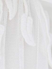 1 Pc American Style Lace Embroidered Blackout Window Curtain, Dust-Proof And Heat Insulating
