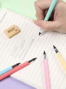 6pcs Solid Color Mechanical Pencil - Multicolor - View 4