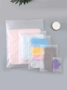 5入組/套家用簡約透明收納袋