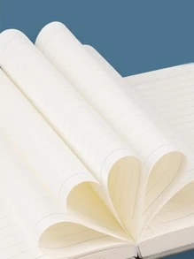 1 pieza Cuaderno con patrón de mariposa - Negro - Ver 4