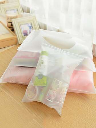 6 piezas Almacenamiento de viaje almacenamiento transparente impermeable multifuncional para de viaje