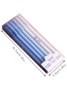 6入組愛心圖案中性筆套裝