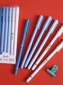 6入組愛心圖案中性筆套裝