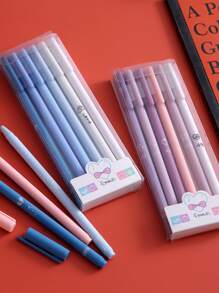 6入組愛心圖案中性筆套裝