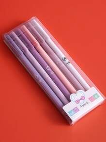 6入組愛心圖案中性筆套裝