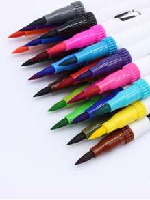 Set Of 48 European & American Style Art Marker Pens, With Fine Tip & Broad Tip Markers, For Calligraphy, Drawing, Lettering, Sketching, Coloring