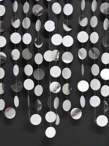 36pcs Circular Flags Party Background Decoration, 4m Long,