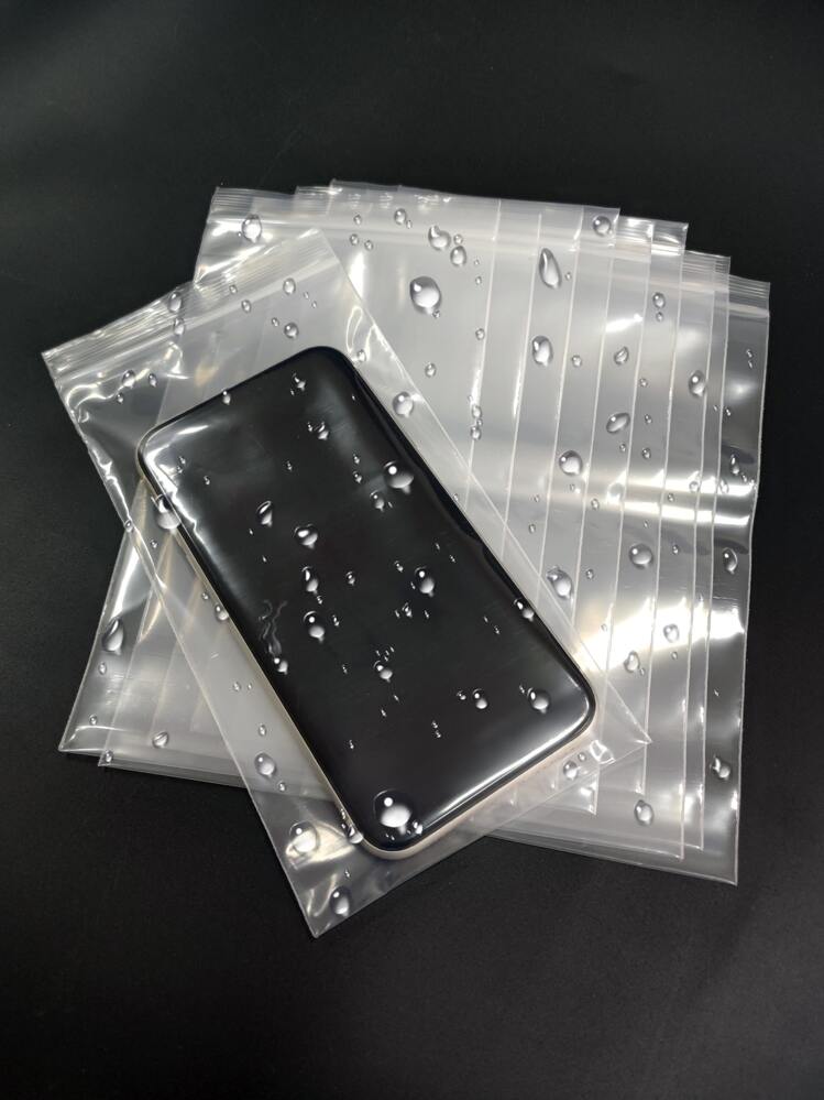 תיק טלפון עמיד למים שקוף 10 יחידות - שקוף - ראה 1