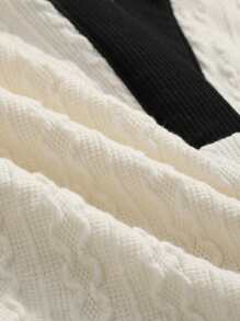 DAZY Camiseta Con Cuello Contrastante