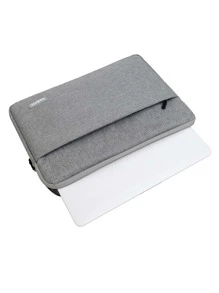 1pc Waterproof Laptop Bag Compatible With iPad - Grey - View 1
