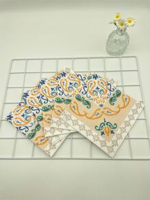 20 cái/bộ Giấy Khăn Ăn Dùng Một Lần, Khăn Ăn Tối Hoa Văn Mandala Cho Bữa Tiệc - Nhiều màu - Xem 4