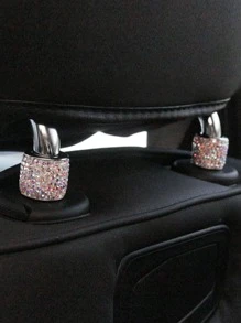 1 pieza con diamante de imitación Anillo de coche Adorno - Multicolor - Ver 3