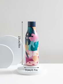 1 Chai Cách Nhiệt Di Động, Chai Cách Nhiệt Chân Không Bằng Thép Không Gỉ Hoạt Hình Cho Thể Thao - Nhiều màu - Xem 2