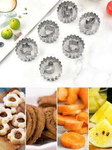 8 件 3D 圣诞饼干模具套装