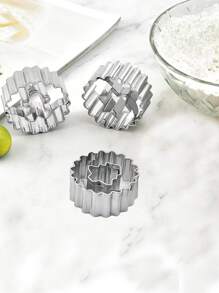 8 件 3D 圣诞饼干模具套装