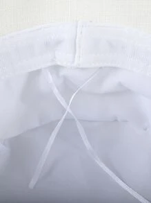 Mũ Bucket đường ống tương phản - trắng - Xem 5
