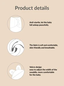 1 x chăn quấn trơn cho bé - màu xanh lá - Xem 3