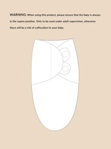 1 x chăn quấn trơn cho bé - màu xanh lá - Xem 5