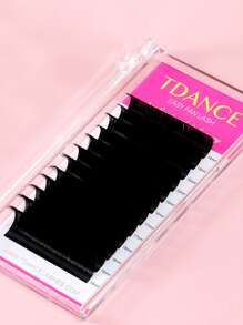TDANCE 12 Rows Easy Fanning Volume Eyelash Extensions Self Fanning Eyelashes Rapid Blooming Lash Extension 0.03 0.05 0.07 8-15mm
