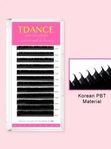 TDANCE 12 Rows Easy Fanning Volume Eyelash Extensions Self Fanning Eyelashes Rapid Blooming Lash Extension 0.03 0.05 0.07 8-15mm
