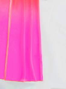Swim Vcay Kimono Nữ Xù Thắt nơ trước Ombre - Nhiều màu - Xem 4
