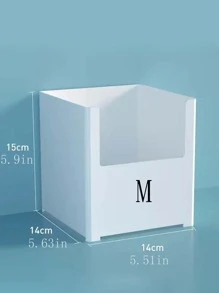 1 pieza de plástico Almacenamiento de cocina blanco cocina Organizador para cocina - Blanco - Ver 4