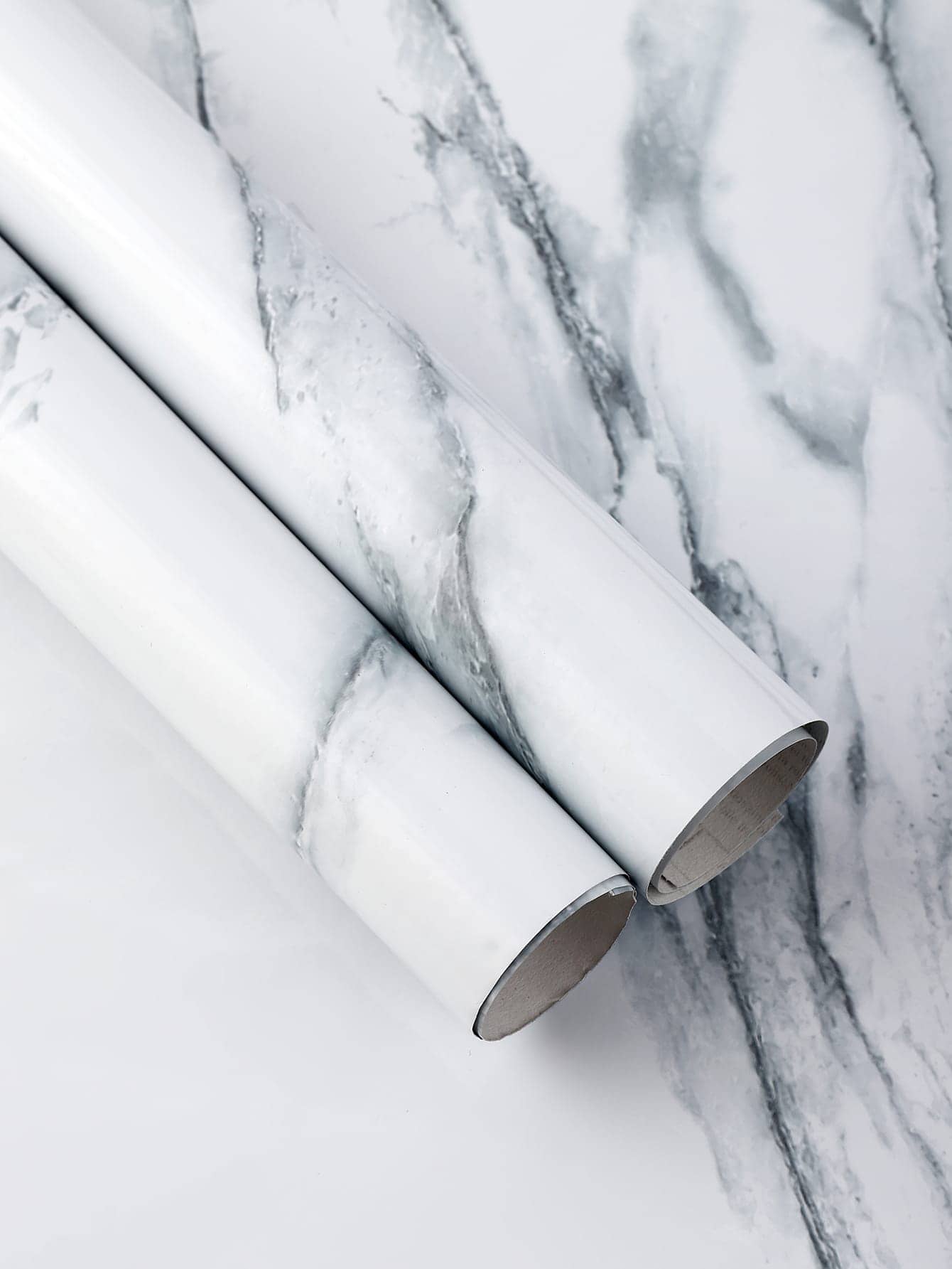 1roll PVC Kitchen Sticker, Modern Marble Pattern Wall Renovation Sticker For Kitchen - Multicolor - View 1