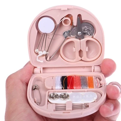 pince 1pc Modern Pink Portable Mini Sewing Kit