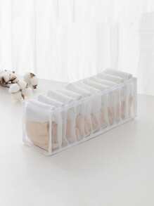 1 hộp đựng đồ lót nhiều ngăn, tủ đựng đồ hình chữ nhật bằng vải không dệt hàng ngày, đồ trang trí tủ quần áo, đồ trang trí mùa thu, đồ trang trí lễ hội, đồ trang trí phòng, đồ trang trí nhà, đồ trang trí mùa thu, đồ trang trí phòng ngủ - trắng - Xem 4
