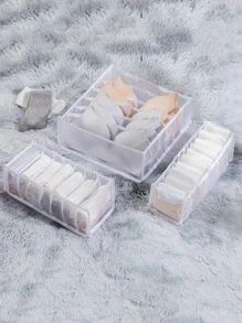 1 hộp đựng đồ lót nhiều ngăn, tủ đựng đồ hình chữ nhật bằng vải không dệt hàng ngày, đồ trang trí tủ quần áo, đồ trang trí mùa thu, đồ trang trí lễ hội, đồ trang trí phòng, đồ trang trí nhà, đồ trang trí mùa thu, đồ trang trí phòng ngủ - trắng - Xem 6