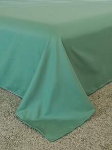 4 cái/bộ Bộ vỏ chăn màu xanh lá cây họa tiết kẻ sọc (1 Vỏ chăn & 2 Vỏ gối & Ga trải giường) Bộ chăn ga gối bằng vải Modernist cho bộ đồ giường, tất cả các mùa - Nhiều màu - Xem 4