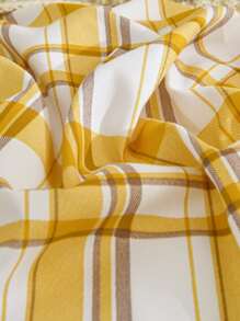 4入組/套格紋圖案被套套裝 - 彩色 - 查看 6