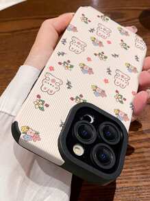 Coque de téléphone portable à motif de lapin dessin animé - Multicolore - Voir 3