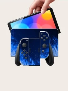 4 hojas Pegatina con estampado compatible con Nintendo Switch OLED - Multicolor - Ver 1