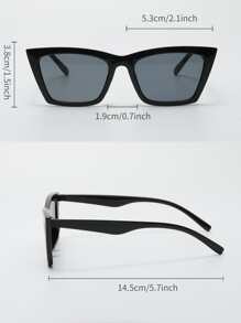 3副貓眼和方框太陽鏡 - 灰色 - 查看 8