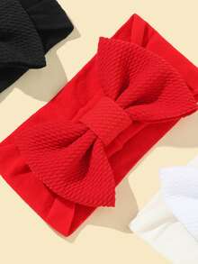 Bebé 3 piezas Banda de pelo con diseño de lazo - Multicolor - Ver 4