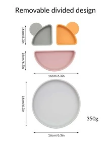 1 pieza Plato de silicona extraíble para cocina - Multicolor - Ver 5
