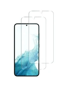 2入組超薄高清鋁箔屏幕保護膜,兼容三星解鎖 - 無色 - 查看 1