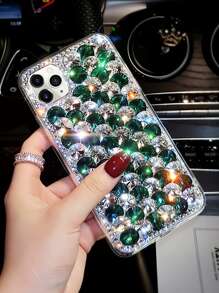 Rhinestone Decor Phone Case