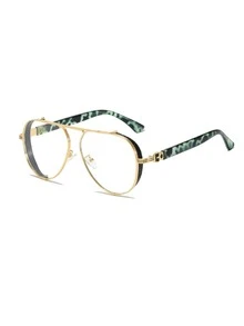 Top Bar Aviator Eyeglasses - Multicolor - View 2