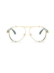 Top Bar Aviator Eyeglasses - Multicolor - View 3