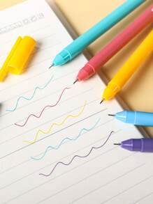 5入組混色中性筆 - 彩色 - 查看 2