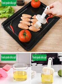 1入組 刷子，油刷，燒烤刷，矽膠醬刷