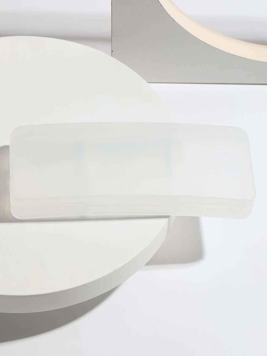 Solid Glasses Case - White - View 1