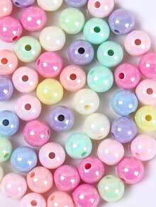 50 piezas/set Accesorio de joya DIY cuenta - Multicolor - Ver 4