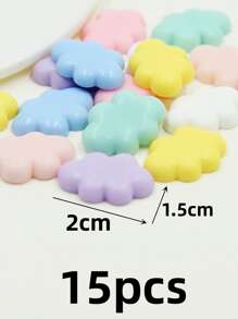 15 cái Phụ kiện tóc DIY Cloud - Nhiều màu - Xem 4