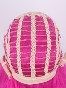 Ombre Long Curly Synthetic Wig - Multicolor - View 6