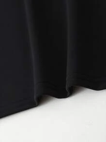 Manfinity Roughcore 宽松版型男式老虎与口号图案 T 恤