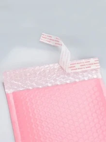 10pcs Plain Bubble Sealing Bag - Pink - View 2
